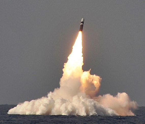 Navy asks Lockheed Martin to build more Trident II D5 submarine-launched nuclear missiles