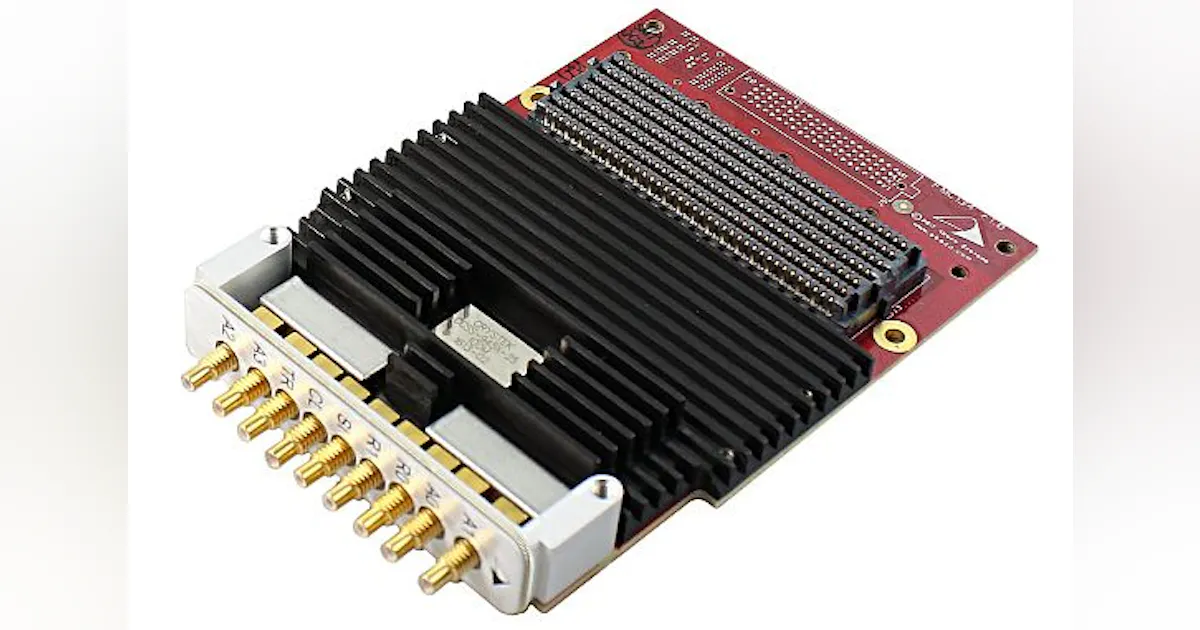 FMC RF conversion module for wide-bandwidth multi-channel radar ...