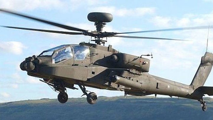 Boeing to build 38 AH-64 Apache attack helicopters for United Kingdom military forces