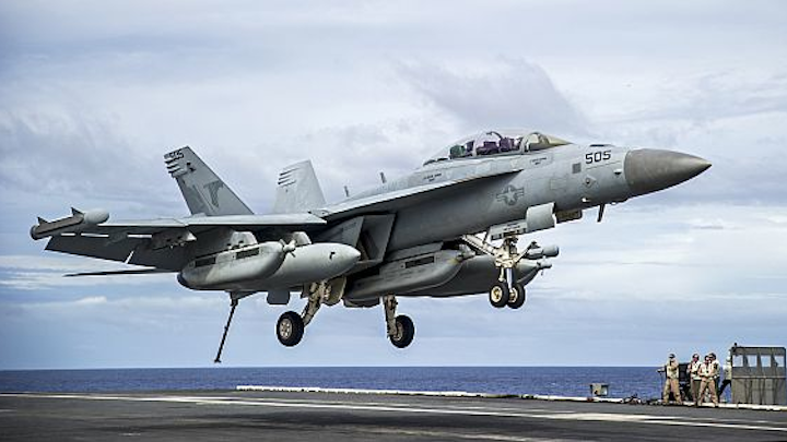 Navy asks BAE Systems to build F/A-18 aircraft antennas that cut through enemy GPS jamming