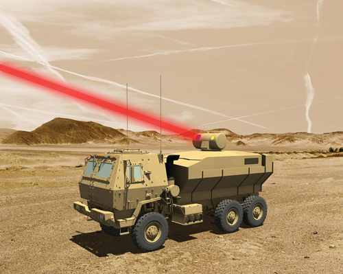 real laser gun military