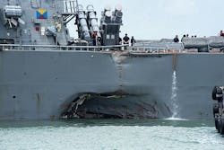 Two Navy surface warship maritime collisions in two months; what's going on in the Pacific? Two Navy surface warship maritime collisions in two months; what's going on in the Pacific?