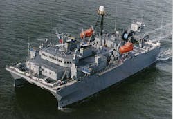 SAN DIEGO – Undersea surveillance experts at Lockheed Martin Corp. will provide the U.S. Navy with two twin-line towed-array sonar systems to detect quiet diesel- and nuclear-powered submarines. Officials of the Space and Naval Warfare Systems Command (SPAWAR) in San Diego, announced a $30 million order late last month to the Lockheed Martin Rotary and Mission Systems segment in Liverpool, N.Y., for two U.S. twin line towed array (TL-29A) systems. These twin-line towed-array sonar systems are to support the Naval Sea Systems Command's Maritime Surveillance Systems Program Office, Program Executive Office Submarines. The twin-line 29A array (TL-29A) is a passive, low-frequency sensor towed by the T-AGOS surveillance ship. Each array comprises a chain of acoustic, telemetry, and interface modules linked together in an integrated system. The TL-29A's passive acoustic and signal-processing technologies can hear submarines at long range and in various sea states. The towed-array sonar is designed particularly to detect and track the new generation of extremely quiet diesel electric submarines operated by foreign navies. Related: L-3 to build six more TB-29A CTA towed array sonar systems for Virginia-class submarines The TL-29A sonar is configured as a pair of mile-long arrays that are towed side-by-side from an electro-optic tow cable attached to a winch on the deck of the host surface ship. Two critical advantages of the TL-29A in the current threat environment are its endurance and ability to be towed in the shallow waters of the littoral zones in coastal waters and in harbors. As a passive sensor, TL-29A does not generate a signal but uses sensitive hydrophones to listen for the faint sounds emitted by extremely quiet diesel electric submarines. The TL-29A, along with its submarine-mounted cousin, the TB-29A, is the first array to use an advanced telemetry called towed array integrated product team (TAIPT). The TAIPT is a commercial off-the-shelf (COTS)-based telemetry architecture. On this contract Lockheed Martin will do the work in Syracuse, N.Y., and should be finished by October 2019. For more information contact Lockheed Martin Rotary and Mission Systems online at www.lockheedmartin.com/us/rms.html, or SPAWAR at www.spawar.navy.mil. Learn more: search the Aerospace & Defense Buyer's Guide for companies, new products, press releases, and videos SAN DIEGO – Undersea surveillance experts at Lockheed Martin Corp. will provide the U.S. Navy with two twin-line towed-array sonar systems to detect quiet diesel- and nuclear-powered submarines. Officials of the Space and Naval Warfare Systems Command (SPAWAR) in San Diego, announced a $30 million order late last month to the Lockheed Martin Rotary and Mission Systems segment in Liverpool, N.Y., for two U.S. twin line towed array (TL-29A) systems. These twin-line towed-array sonar systems are to support the Naval Sea Systems Command's Maritime Surveillance Systems Program Office, Program Executive Office Submarines. The twin-line 29A array (TL-29A) is a passive, low-frequency sensor towed by the T-AGOS surveillance ship. Each array comprises a chain of acoustic, telemetry, and interface modules linked together in an integrated system. The TL-29A's passive acoustic and signal-processing technologies can hear submarines at long range and in various sea states. The towed-array sonar is designed particularly to detect and track the new generation of extremely quiet diesel electric submarines operated by foreign navies. Related: L-3 to build six more TB-29A CTA towed array sonar systems for Virginia-class submarines The TL-29A sonar is configured as a pair of mile-long arrays that are towed side-by-side from an electro-optic tow cable attached to a winch on the deck of the host surface ship. Two critical advantages of the TL-29A in the current threat environment are its endurance and ability to be towed in the shallow waters of the littoral zones in coastal waters and in harbors. As a passive sensor, TL-29A does not generate a signal but uses sensitive hydrophones to listen for the faint sounds emitted by extremely quiet diesel electric submarines. The TL-29A, along with its submarine-mounted cousin, the TB-29A, is the first array to use an advanced telemetry called towed array integrated product team (TAIPT). The TAIPT is a commercial off-the-shelf (COTS)-based telemetry architecture. On this contract Lockheed Martin will do the work in Syracuse, N.Y., and should be finished by October 2019. For more information contact Lockheed Martin Rotary and Mission Systems online at www.lockheedmartin.com/us/rms.html, or SPAWAR at www.spawar.navy.mil. Learn more: search the Aerospace & Defense Buyer's Guide for companies, new products, press releases, and videos