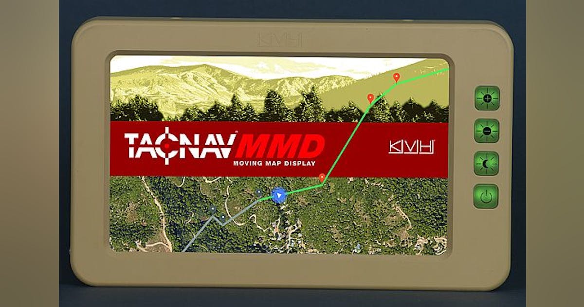 Moving map display for military vehicles that combines GPS and INS ...