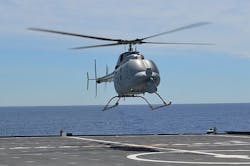 Northrop Grumman continues installing Leonardo surface-search radar on Navy MQ-8C unmanned helicopter Northrop Grumman continues installing Leonardo surface-search radar on Navy MQ-8C unmanned helicopter