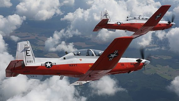 Beechcraft to upgrade ADS-B satellite navigation and tracking avionics on T-6 trainer aircraft