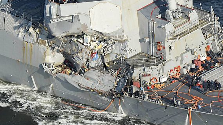 Bills start coming due for last summer's naval ship collisions