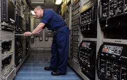 Navy looks to General Dynamics for big order in maritime radios for shipboard communications Navy looks to General Dynamics for big order in maritime radios for shipboard communications