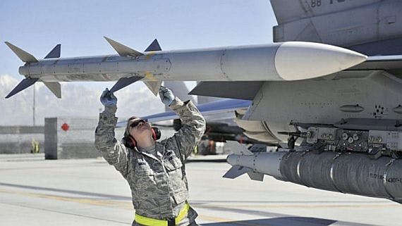 Air Force taps Raytheon to build hundreds of radar-guided air-to-air missiles for U.S. military allies