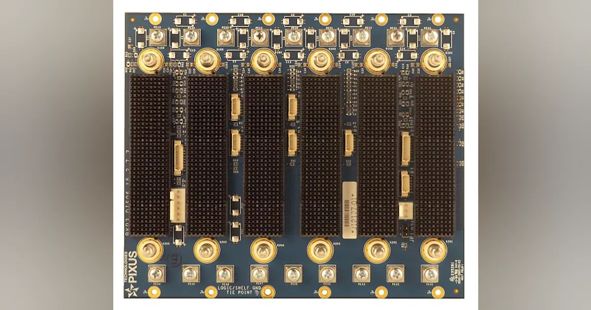 3U OpenVPX six-slot high-speed backplane for military embedded ...