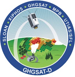 Ghgsat D Mission Patch Ghgsat D Mission Patch