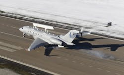 Globaleye First Flight Touchdown High Res 300dpi Globaleye First Flight Touchdown High Res 300dpi