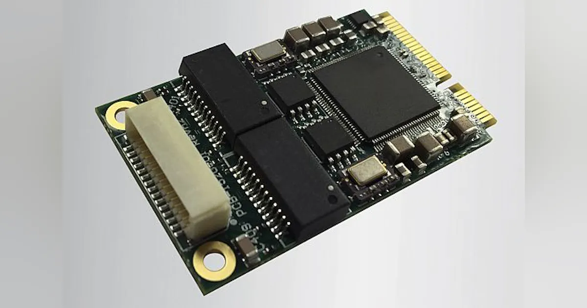 Mini PCI Express network interface card for unmanned vehicles ...