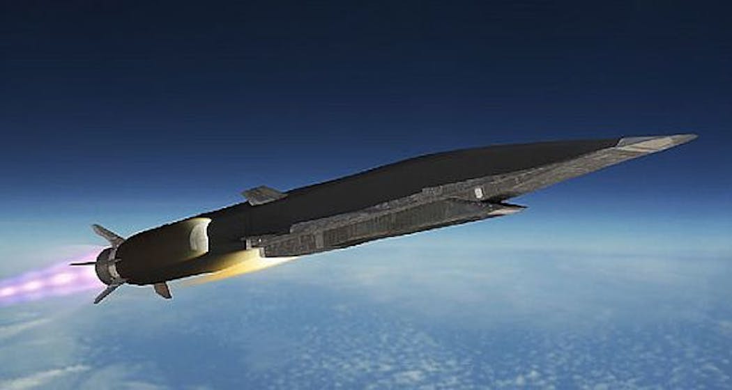 Lockheed Martin hypersonic missile may achieve speeds of 3,800 miles per hour -- or one mile per second