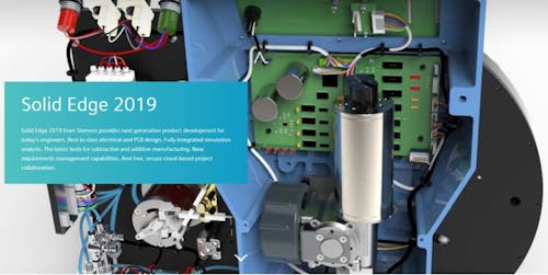 Deter input Unforgettable Siemens introduces Solid Edge 2019 with wiring, harness, and PCB design  tools based on Mentor technologies | Military Aerospace