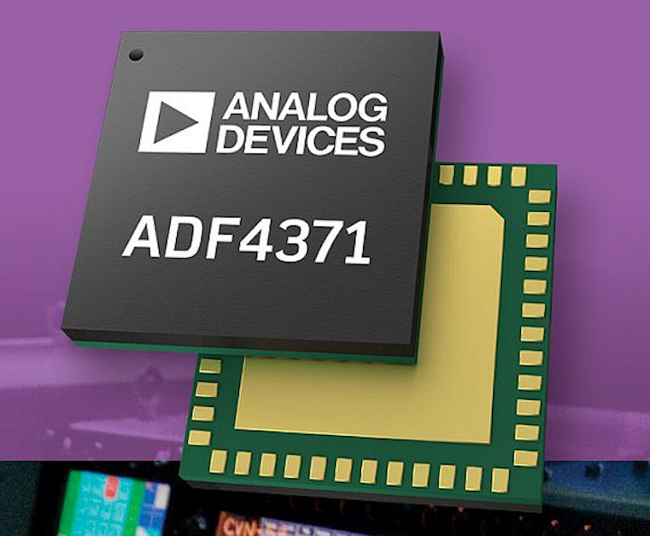 RF and microwave synthesizer for aerospace and defense RF and microwave introduced by Analog