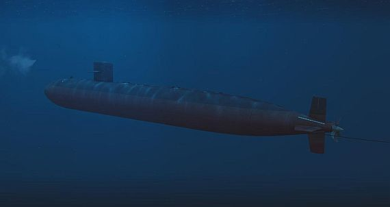submarine sonar array