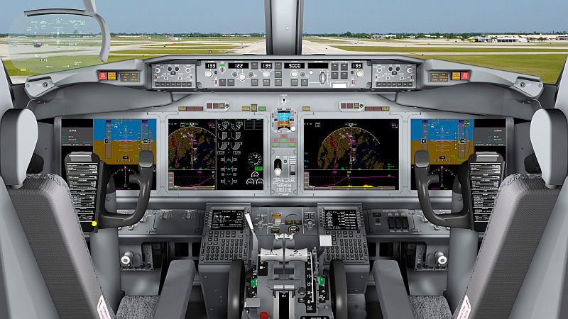 GE showcasing open avionics flight deck concept at Farnborough Military Aerospace