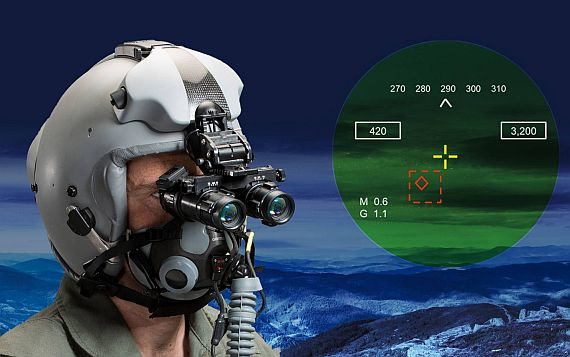 Rockwell CollinsESA to provide 120 headup helmetmounted displays for