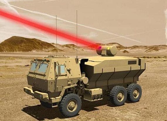 Dyenetics and Lockheed Martin chosen for work on 100-kilowatt laser weapons