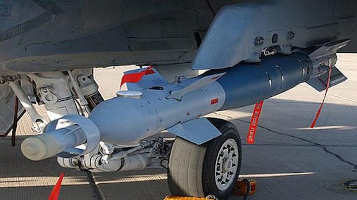 Raytheon to provide laser-guided Paveway smart munitions in $110 million 10-year contract