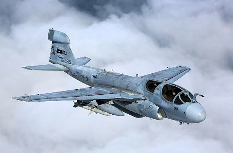 Electronics maintenance contract is perhaps the last one for EA-6B Prowler electronic warfare (EW) jet