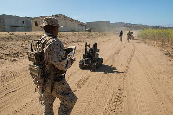 Marines want robot vehicles to carry infantry packs into battle