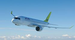 Bombardier takes 20 orders and options from airBaltic for CS300 jets Tuesday; Farnborough total hits 35