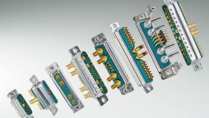 Non-magnetic combination D-subminiature connectors introduced by CONEC for mission-critical use