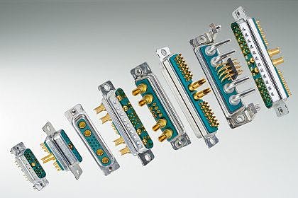 Non-magnetic combination D-subminiature connectors introduced by CONEC for mission-critical use