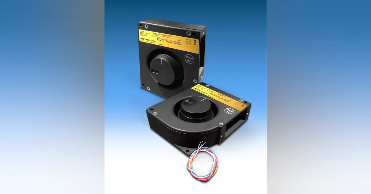 Rotron AMETEK debuts slim, inverted blowers to deliver electronics cooling in ...