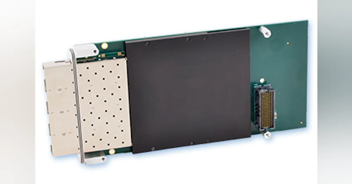 Xmc Extender New 10-gigabit ethernet XMC modules feature quad SFP+ ports or dual ...