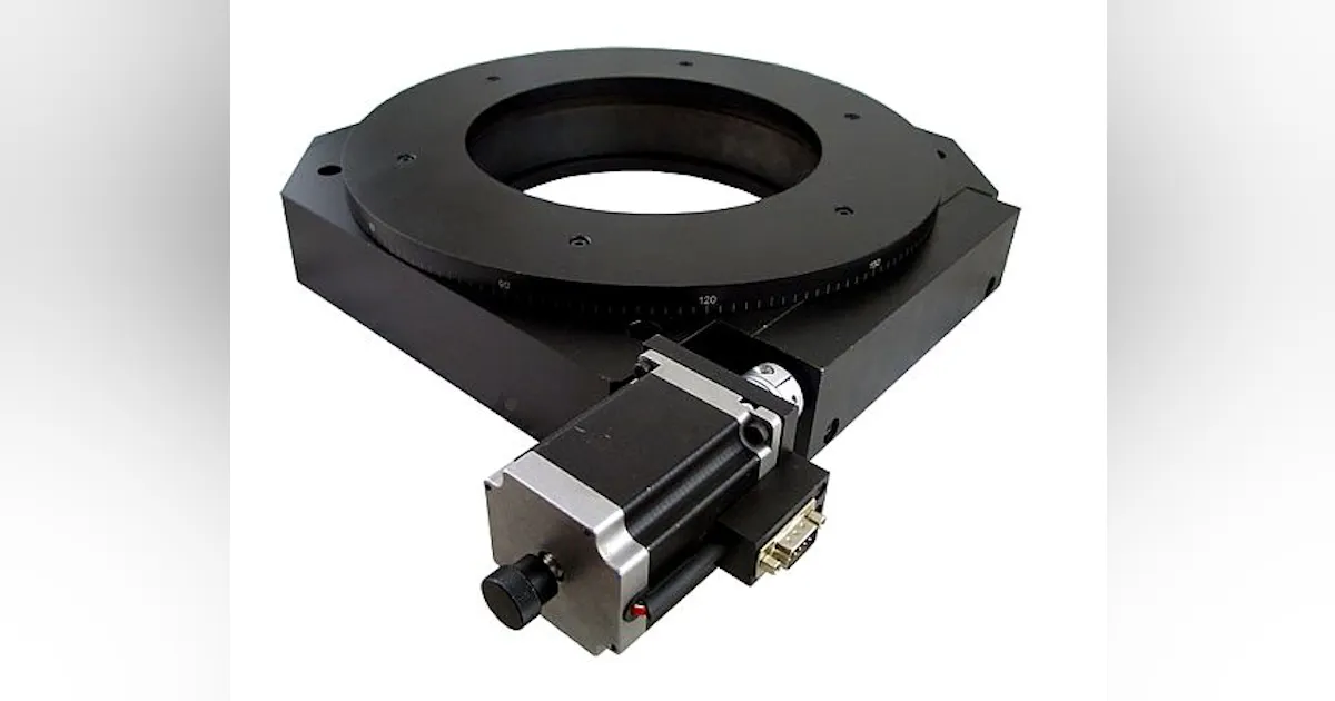 Controlled Rotation Strage Motorized rotary stage for motion control in laser positioning and ...