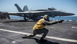 Harris tapped to build AN/ALQ-214 electronic warfare (EW) avionics for Navy F/A-18 jet fighter bombers Harris tapped to build AN/ALQ-214 electronic warfare (EW) avionics for Navy F/A-18 jet fighter bombers