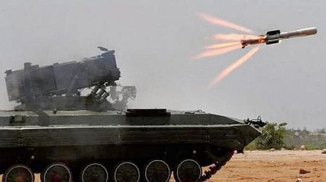 Nag third-generation anti-tank guided missile with infrared seeker to enter production this year