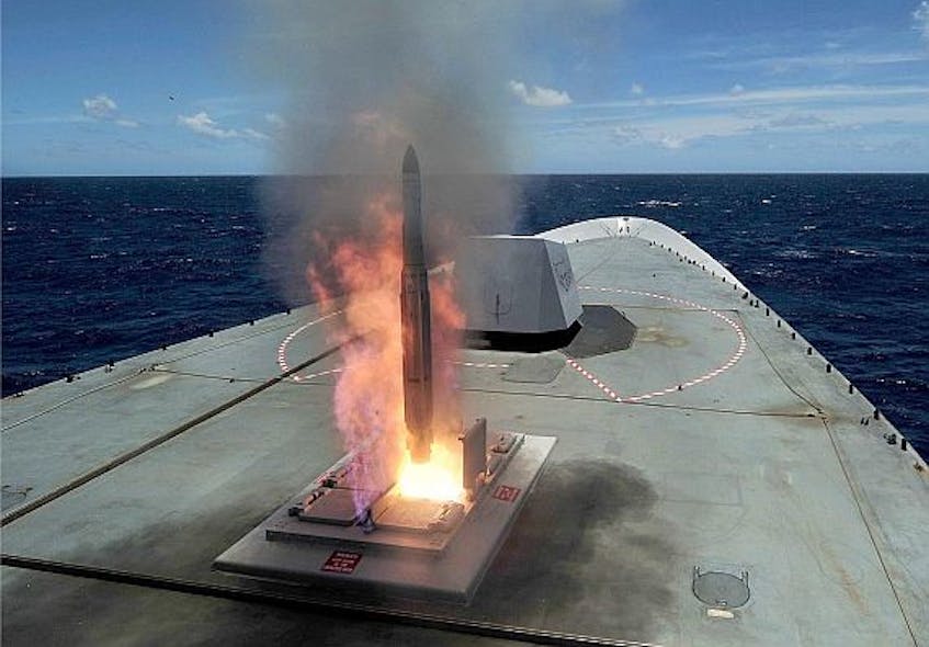 Raytheon prepares to build batch of next-generation radar-guided shipboard anti-aircraft missiles
