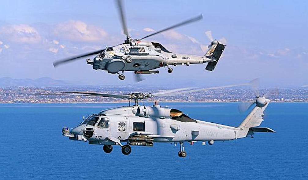 U.S. State Department approves sale of 24 MH-60R helicopters to India for anti-submarine warfare (ASW)