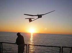 360-degree UAV antenna gives Puma unmanned aircraft maritime situational awareness capability 360-degree UAV antenna gives Puma unmanned aircraft maritime situational awareness capability