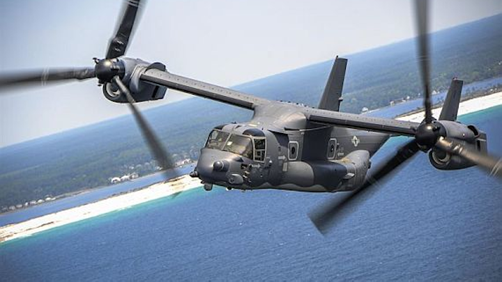 Navy asks EFW to build 132 avionics mission computers for Navy and Air Force V-22 Osprey tiltrotor aircraft