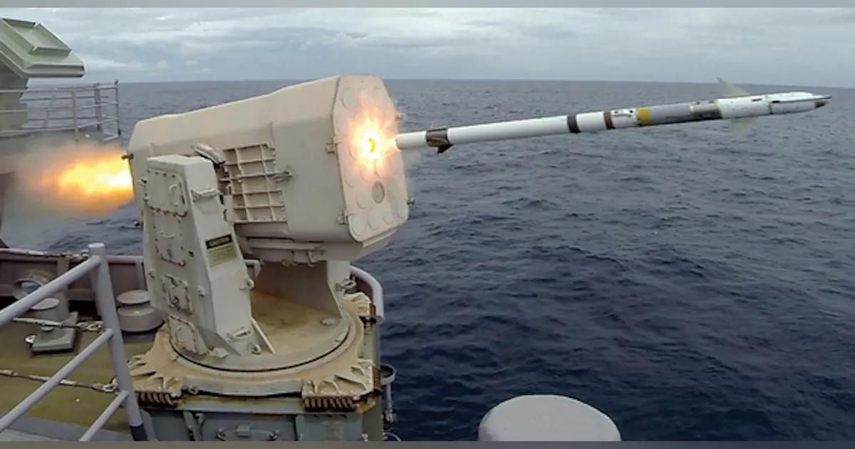 Army Rams System Navy orders infrared-guided RAM missile systems to protect surface ...