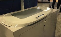 Boeing to introduce flat satellite antenna to bring high-speed broadband to military aircraft Boeing to introduce flat satellite antenna to bring high-speed broadband to military aircraft