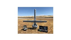 The V-BAT long-endurance vertical-takeoff UAV operates from ships or confined areas using a ducted fan to fly for as long as eight hours with an eight-pound sensor payload. The V-BAT long-endurance vertical-takeoff UAV operates from ships or confined areas using a ducted fan to fly for as long as eight hours with an eight-pound sensor payload.