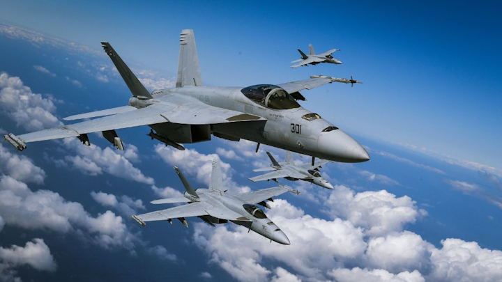 Jet Fighter Formation 22 July 2019