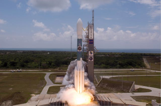 Along with the Atlas rocket the Delta launch vehicle, shown above, has been a workhorse in placing U.S. military satellites in orbit. Privately funded rockets soon may take the lead.