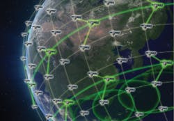The DARPA Blackjack project seeks to develop low-cost space payloads and commoditized satellite buses with low size, weight, power, and cost (SWaP-C) with similar capabilities as today’s military communications satellites. The DARPA Blackjack project seeks to develop low-cost space payloads and commoditized satellite buses with low size, weight, power, and cost (SWaP-C) with similar capabilities as today’s military communications satellites.