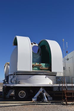 The Demonstrator Laser Weapon System at White Sands Missile Range, N.M., is one example of high energy lasers being developed and tested by the Air Force Research Laboratory. The Demonstrator Laser Weapon System at White Sands Missile Range, N.M., is one example of high energy lasers being developed and tested by the Air Force Research Laboratory.