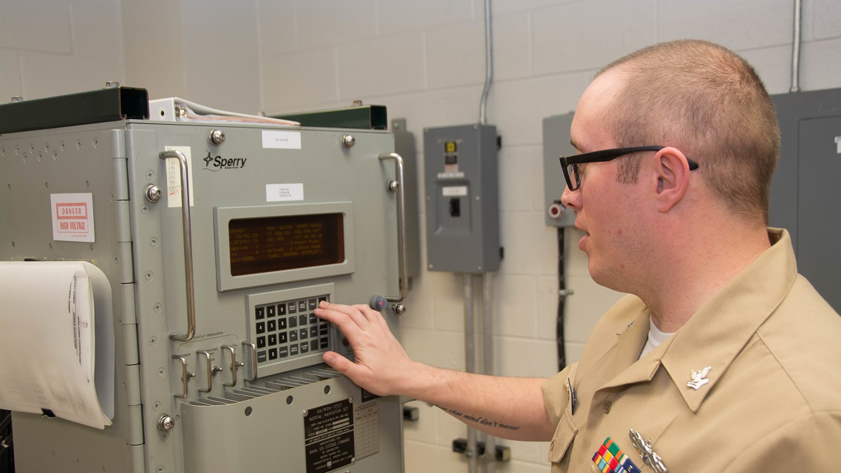 shipboard navigation ring laser gyro Military Aerospace