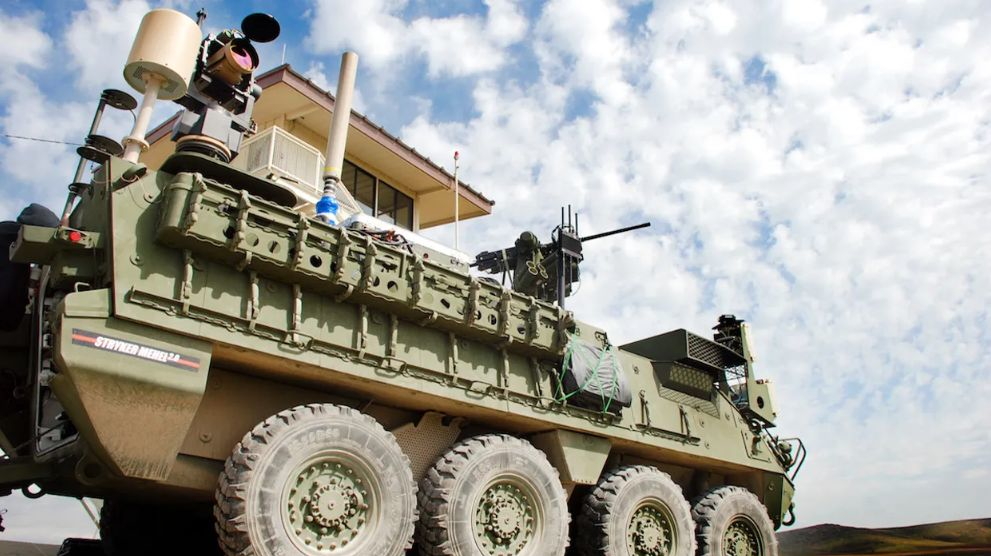 Army Developing 50-kilowatt Laser Weapon For Stryker Vehicles To ...