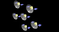 Artist Impression 2 Of An Oberon Project Spacecraft Cluster High Res Copyright Airbus