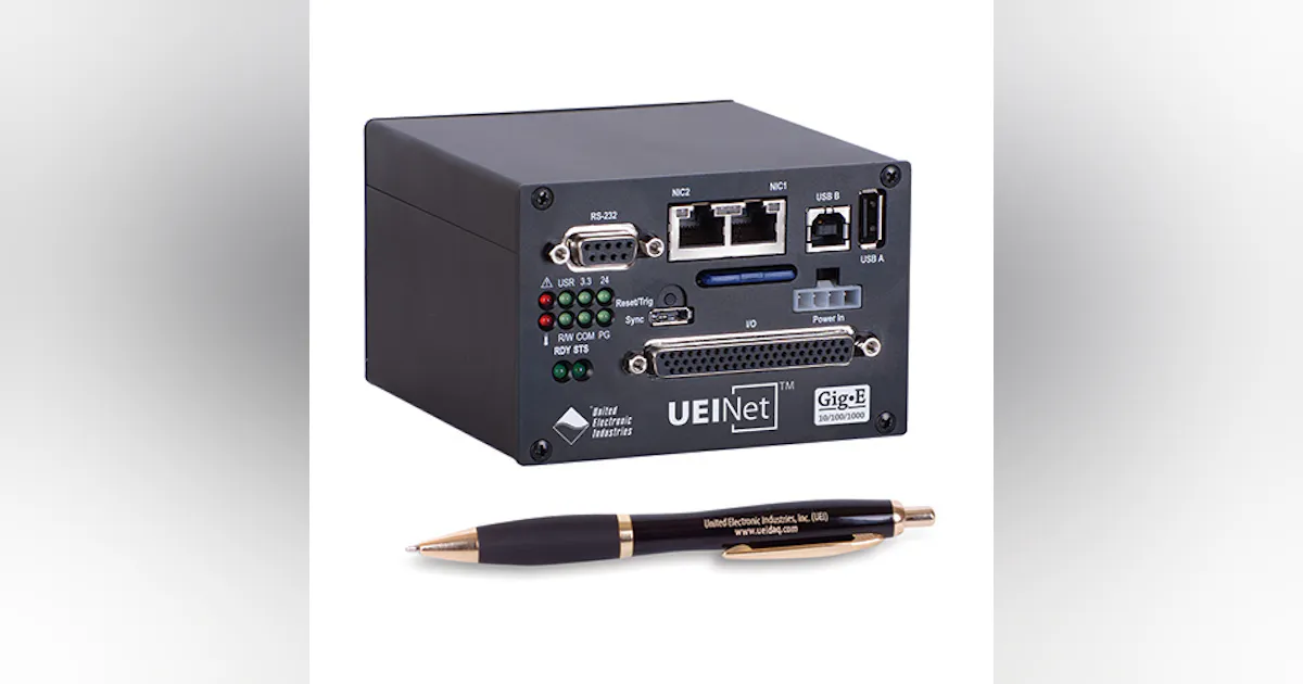 UEINet™ Ultra Compact Gigabit Ethernet I/O Module | Military Aerospace